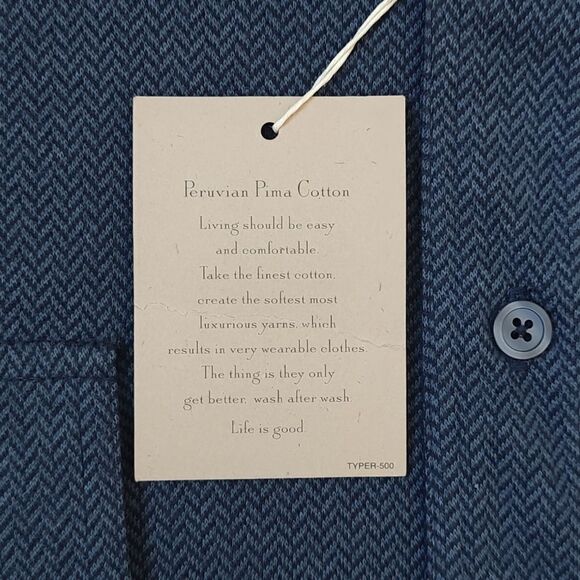 New With‎ Tags Men's Size XL Turnbury 100% Cotton Long Sleeve Pullover - Picture 14 of 14